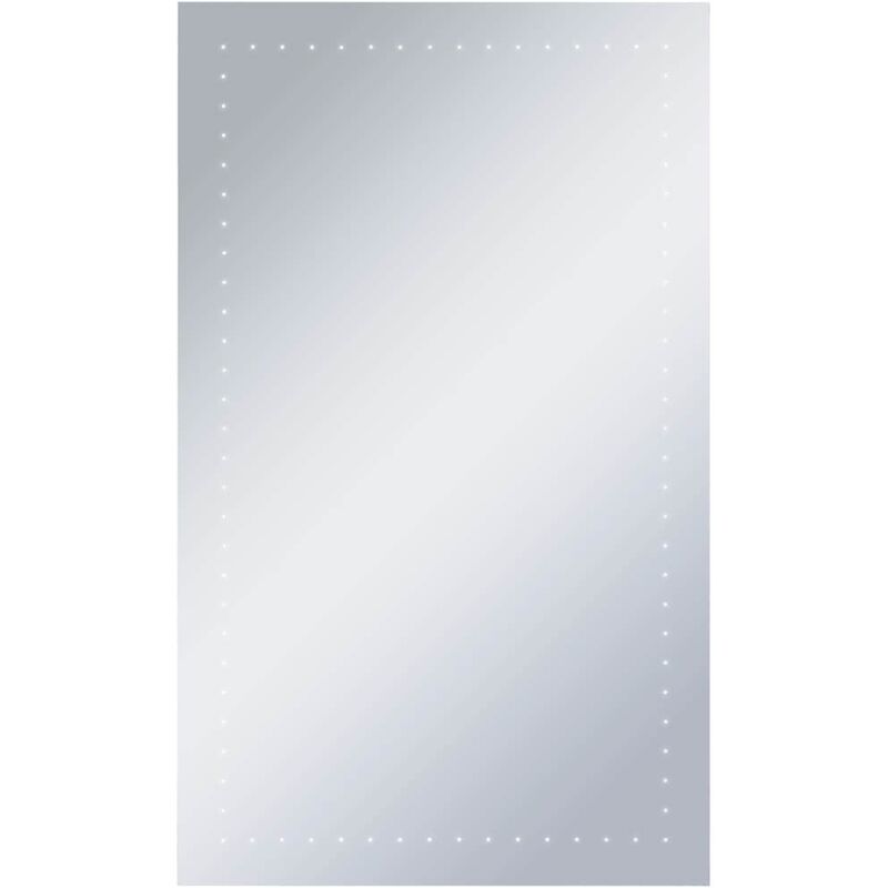 Miroir mural à led pour salle de bains 60x100 cm Vidaxl