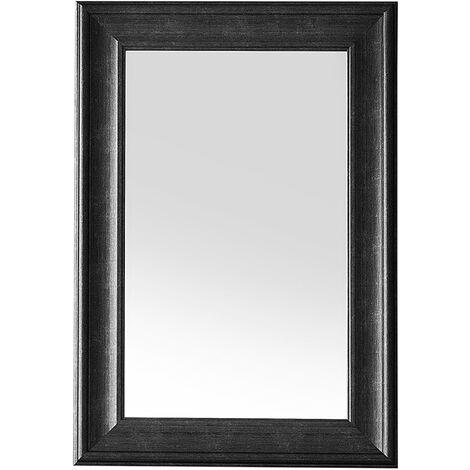 Grand miroir noir rectangulaire