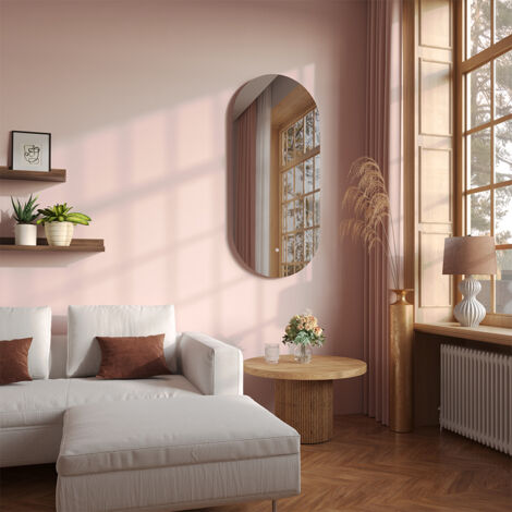 Vicco – Miroir lumineux de salle de bain 110 x 50 cm – Éclairage LED intégré – Verre facile à entretenir – Installation murale rapide
