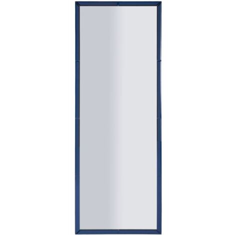 Miroir mural bleu Berlin 55 x 2 x 150 cm (dimensions intérieures du miroir : 49 x 143,5 cm)