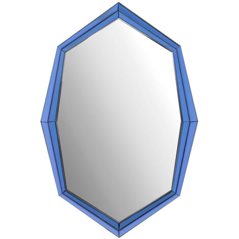Miroir mural bleu Demeter 120x5x80 cm