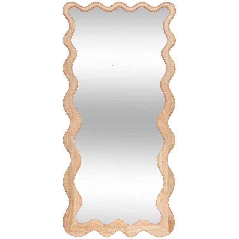 Atmosphera - Miroir mural Brooke beige 100x48cm créateur d'intérieur