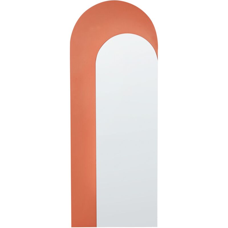 Miroir Mural Cadre Suspendu 55 x 140 cm Orange Groises