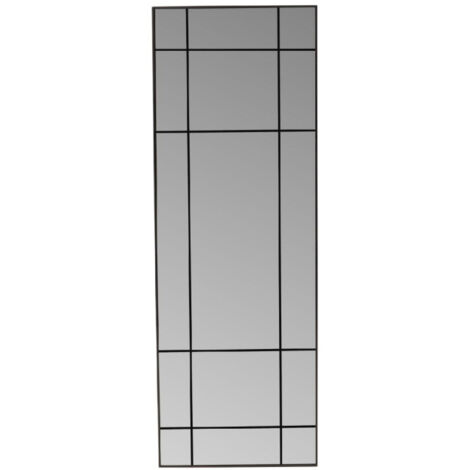Miroir Mural Déco "Lake" 180cm Noir