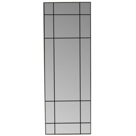 Miroir Mural Déco "Lake" 193cm Noir