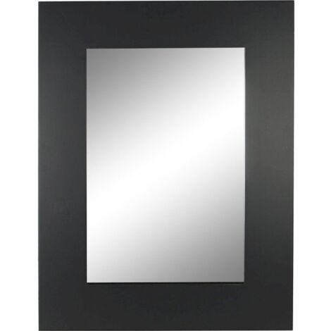 Miroir mural déco noir élégance intérieure chic - Noir élégant et intemporel