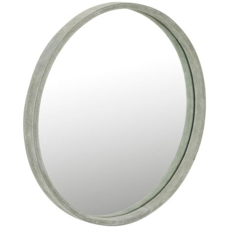 Miroir Mural Design en Cuir "Tortu" 41cm Vert