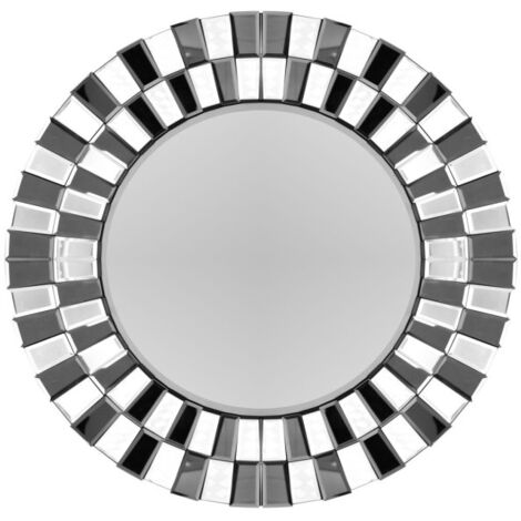 Miroir Mural Design "Horus" 80cm Argent