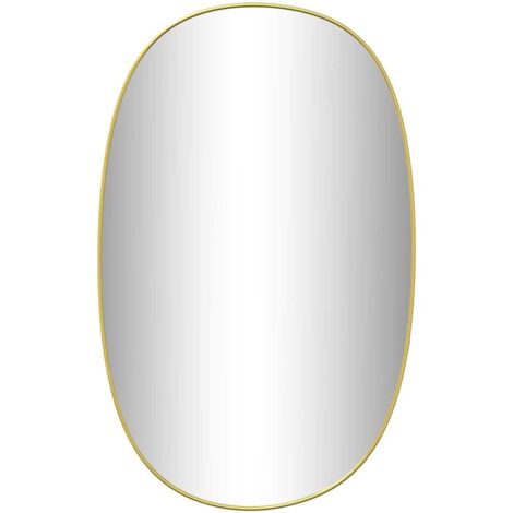 Miroir mural Doré 70x45 cm CFW484411