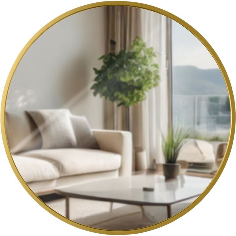 Miroir mural Elsie Or brillant m