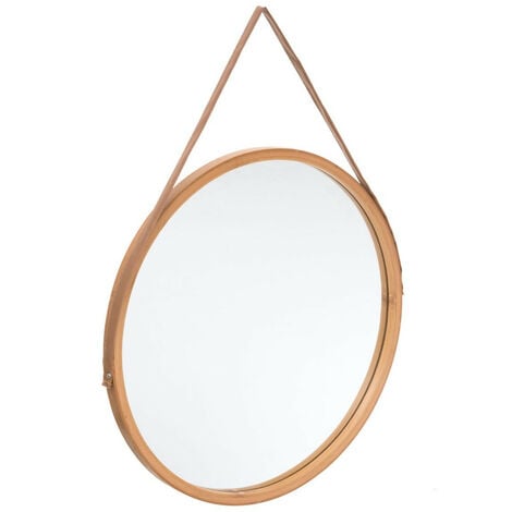 Miroir mural en Bambou D 38 cm - Five