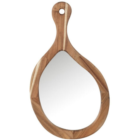 Miroir Mural en Bois "Palette" 63cm Naturel