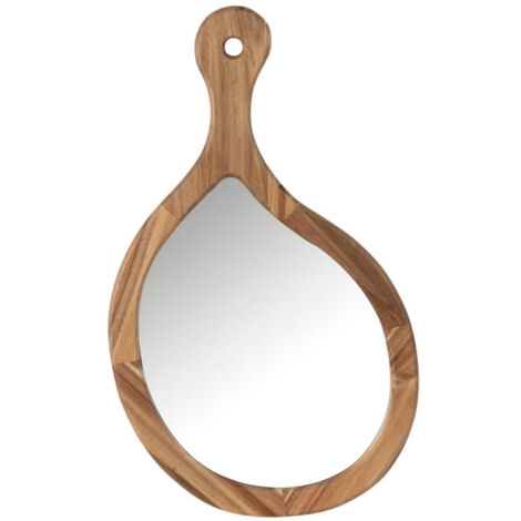 Miroir Mural en Bois "Palette" 72cm Naturel