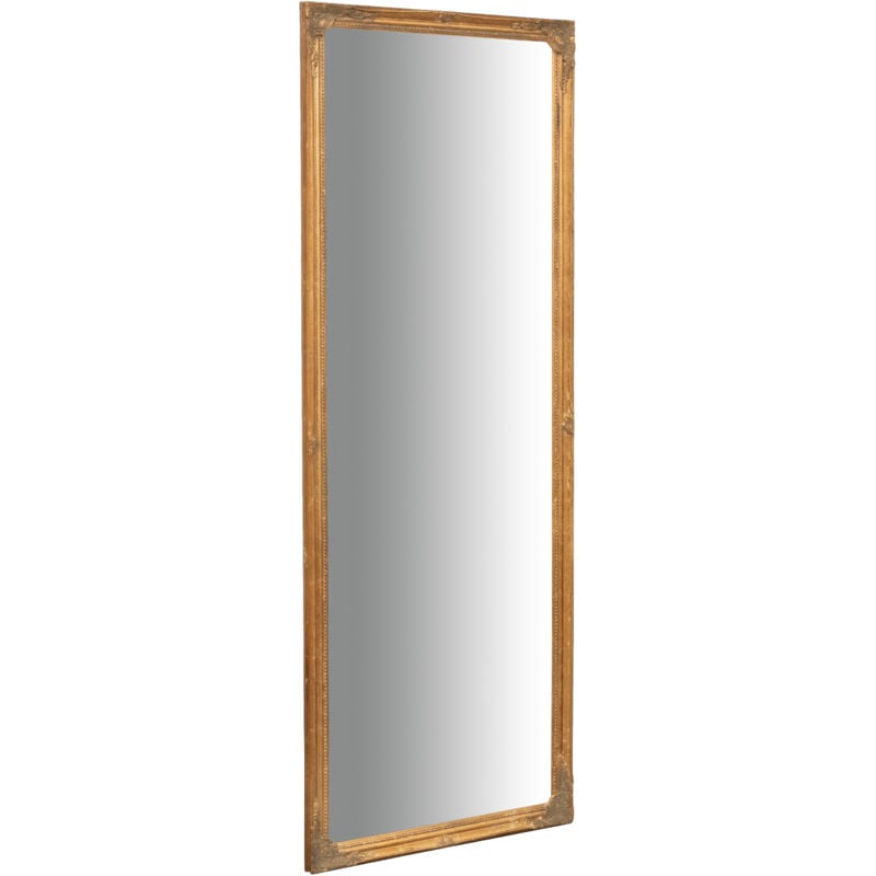 Miroir mural et miroir suspendu vertical/horizontal L50xPR4xH140 cm finition or antique