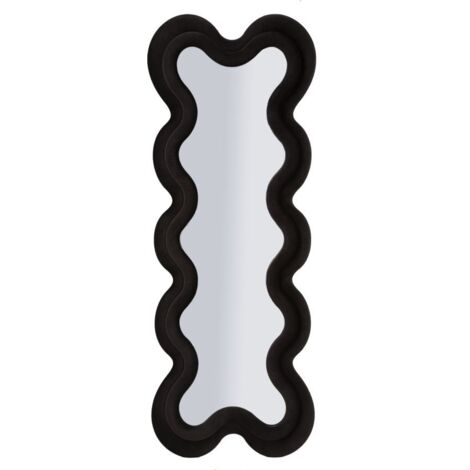 Miroir mural noir Monica Cm 58 4 160 (Dimensions intérieures du miroir Cm 39 124)