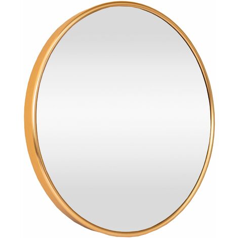 Miroir mural ordona rond 60 cm doré