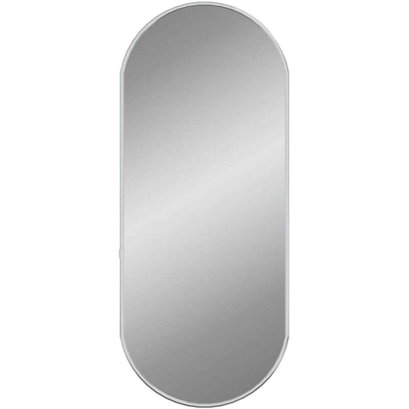 Vidaxl - Miroir mural Argenté 60x25 cm Ovale