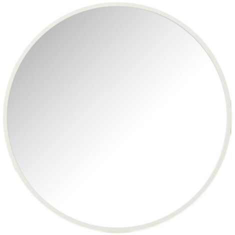Miroir Mural Rond "Alicia" 40cm Blanc