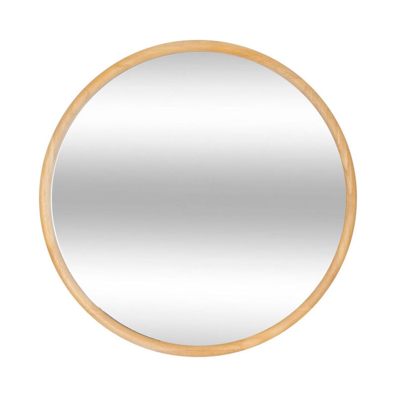 Miroir Mural Rond 'Kim' 55cm Naturel