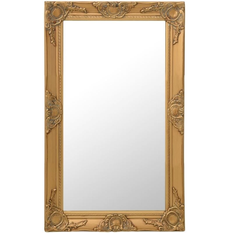 Vidaxl - Miroir mural style baroque 50x80 cm Doré