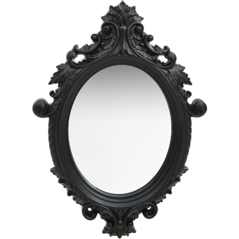 Maison Chic - Miroir mural style château Miroir Salle de bain / 56x76 cm Noir