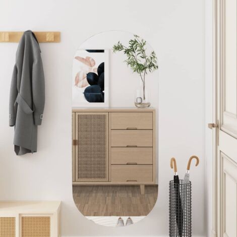 Miroir mural Style Moderne - 40x90 cm Verre Ovale BV692822