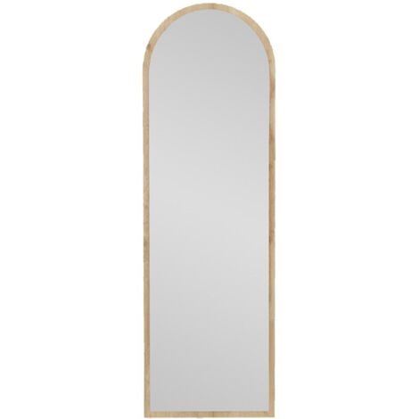 Miroir mural / sur pied Meilin L50xH160cm Bois clair