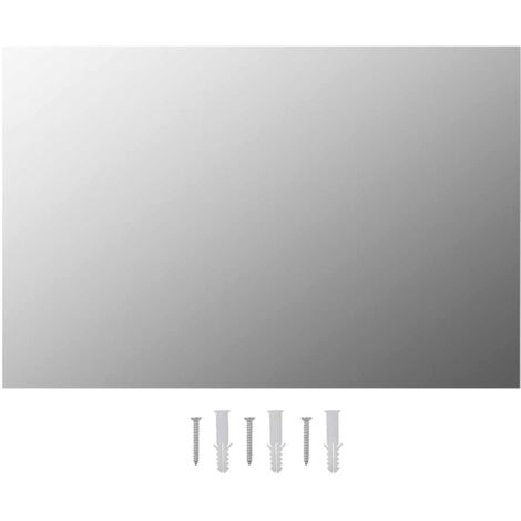 Miroir mural vintage  Miroir mural pour Maison,salon,Chambre 60 x 40 cm Rectangulaire Verre -72809