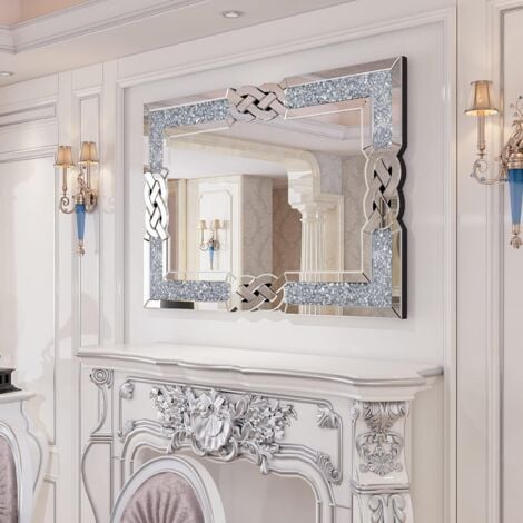 MIROIR MURAL ASYMÉTRIQUE 55×75,Miroir décoratif pour Salon, Salle de Bain,  Chambre, entrée, décoration Murale – na9cha