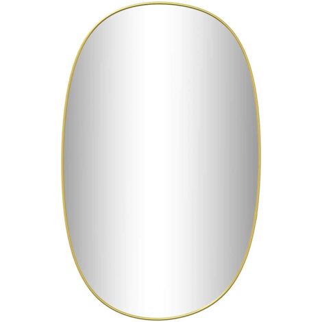 Miroir mural，Miroir décoratif Doré 80x50 cm CFW363844