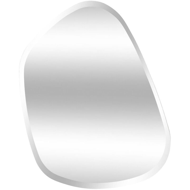 Atmosphera - Miroir organique bisauté Aidan 68x50cm argent créateur d'intérieur