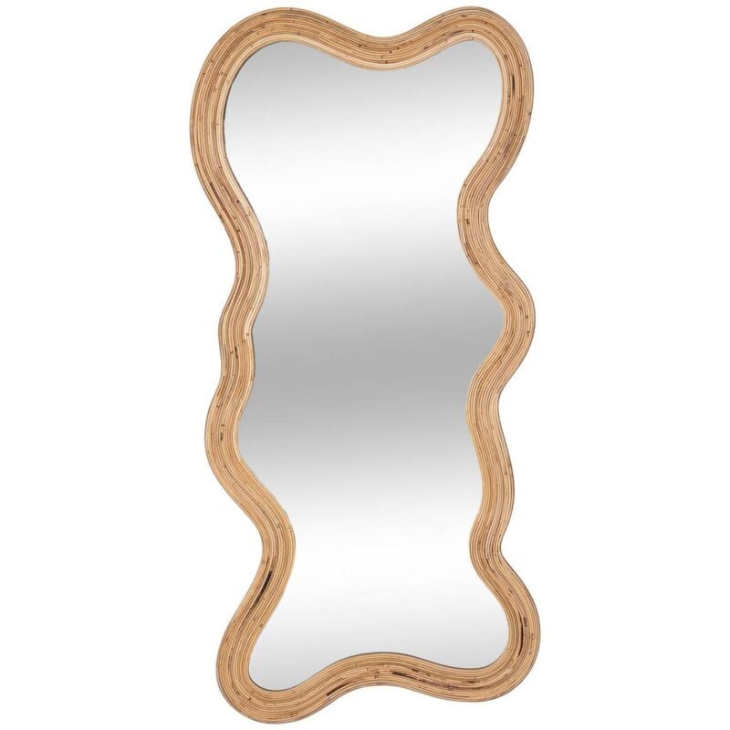 Atmosphera - Miroir organique Maggie rotin 179x86cm créateur d'intérieur