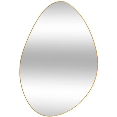 Miroir organique Roman doré 60x40cm - Atmosphera créateur d'intérieur