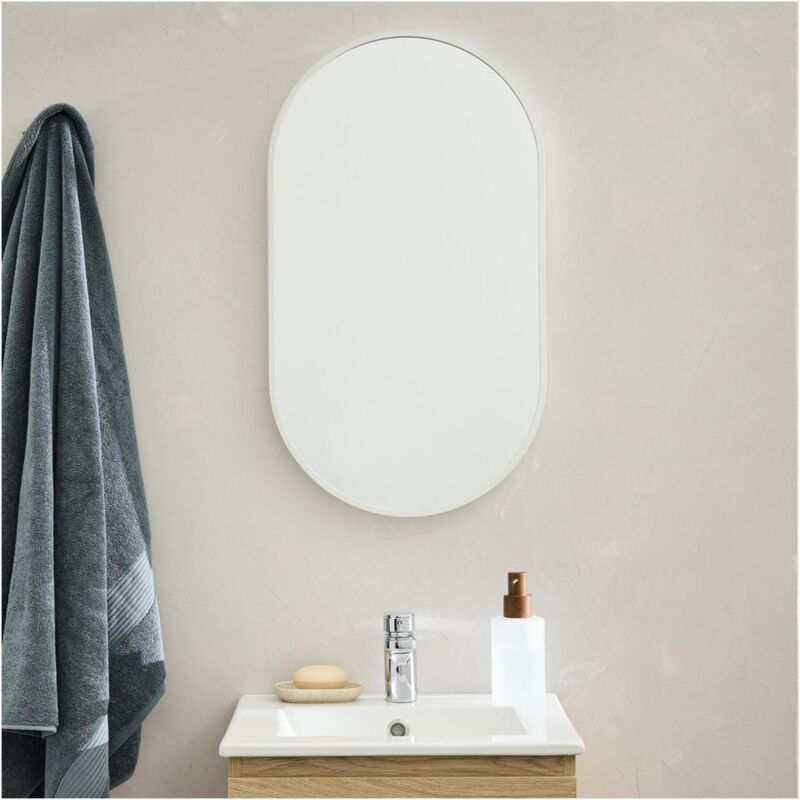 Miroir ovale pepper 40x70cm