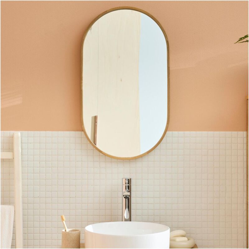 Miroir ovale pepper 40x70cm