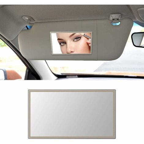 Miroir de pare-soleil de voiture avec miroir de vanité de voiture avec clip  de miroir de vanité léger sur Sun Vis