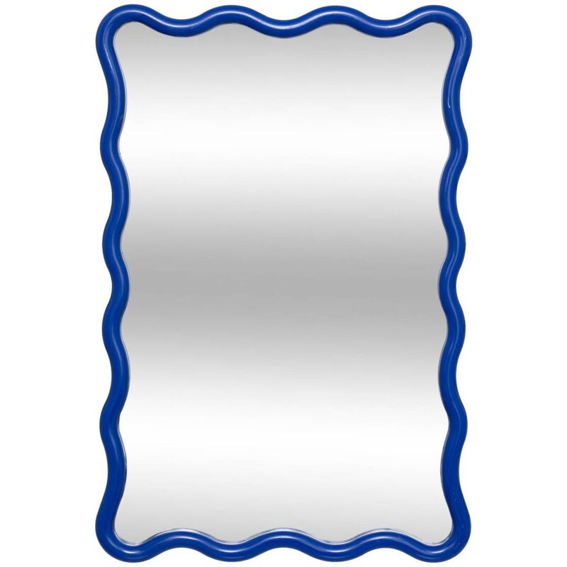 Miroir vague Judy bleu 60x38cm - Atmosphera créateur d'intérieur