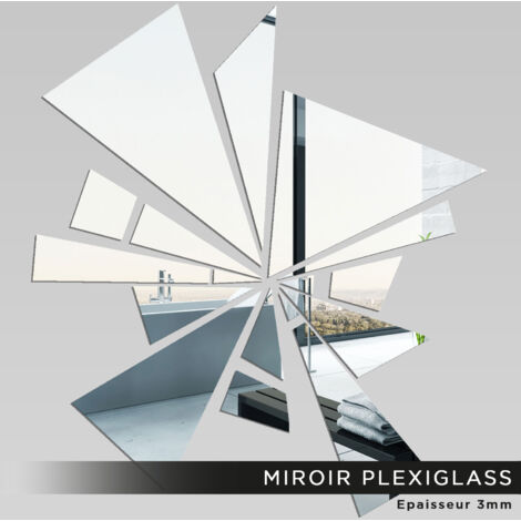 Miroir Plexiglass - Abstrait - 100x110 cm