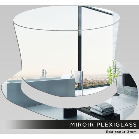 Miroir Plexiglass - Chapeau - 70x80 cm