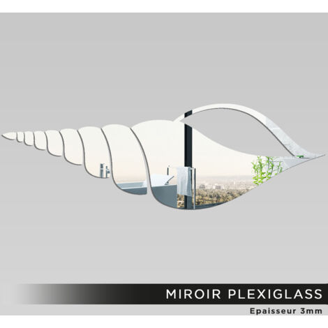 Miroir Plexiglass - Coquillage - 43x130 cm