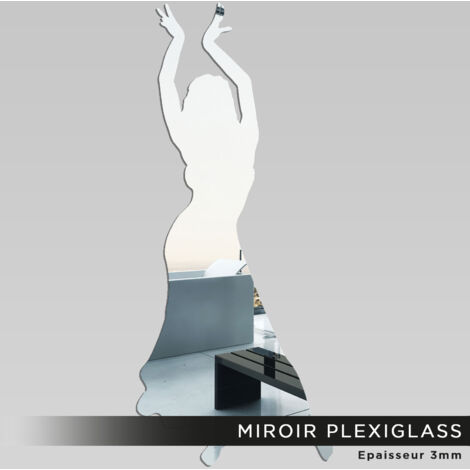 Miroir Plexiglass - Danseuse orientale - 60x140 cm