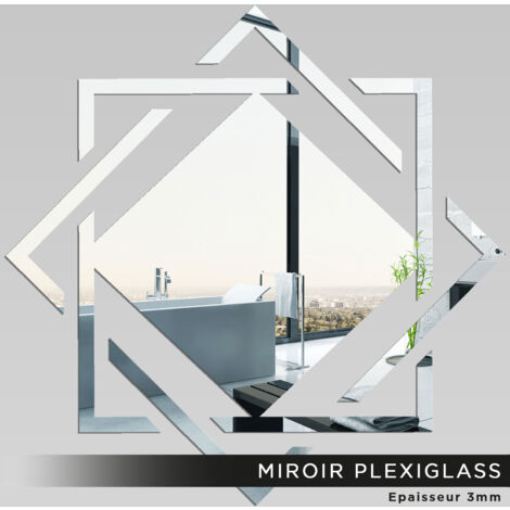 Miroir Plexiglass - Design - 70x70 cm