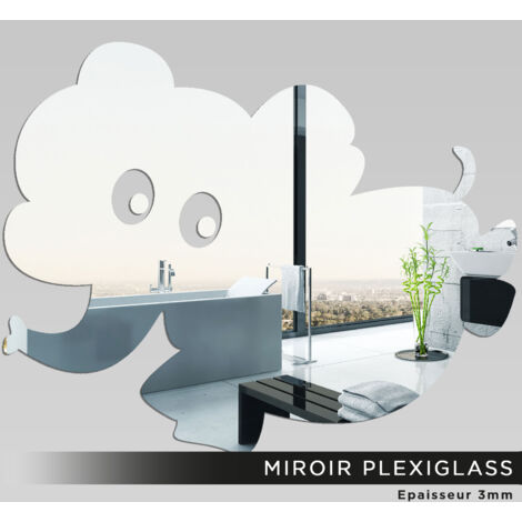 Miroir Plexiglass - Éléphant - 40x50 cm