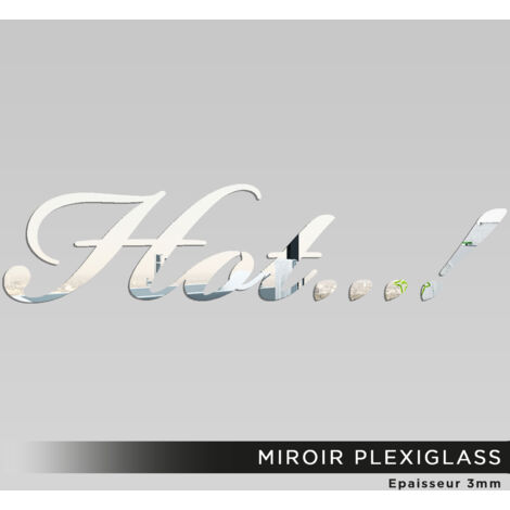 Miroir Plexiglass - Hot... - 14x60 cm