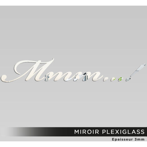 Miroir Plexiglass - Mmm... - 16x100 cm