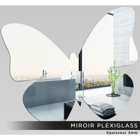 Miroir Plexiglass - Papillon - 40x50 cm