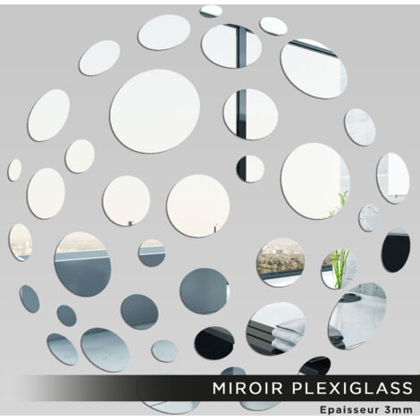 Miroir Plexiglass - Rond - 60x60 cm