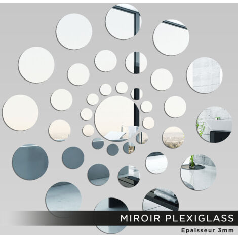 Miroir Plexiglass - Ronds - 160x160 cm