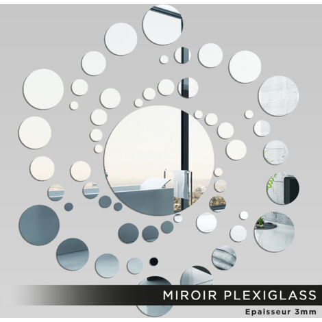 Miroir Plexiglass - Ronds - 40x44 cm