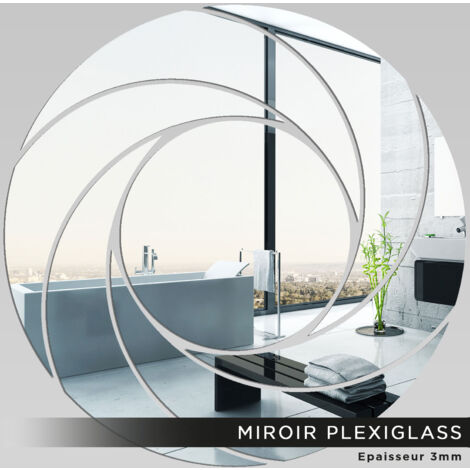 Miroir Plexiglass - Spirale - 40x40 cm